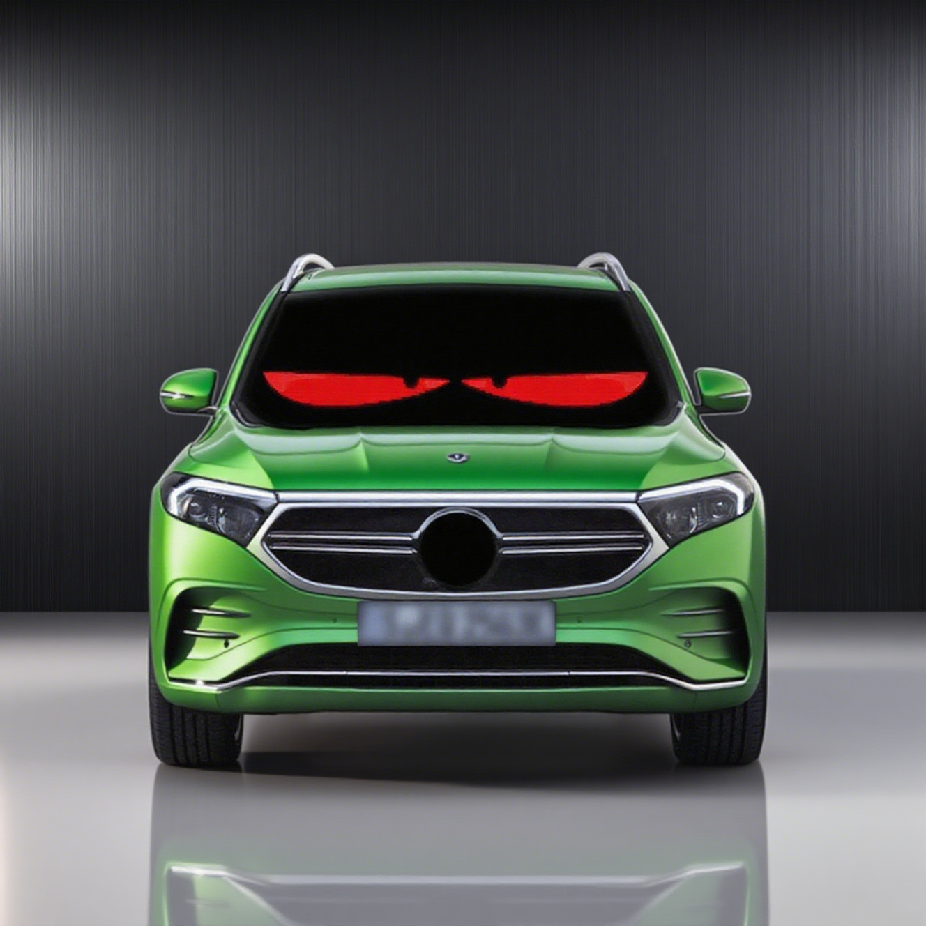 Дьявольские глазки светодиодные Светодиодные глазки Ojos Para Carro лобовое стекло дисплей для автомобилей, седанов, внедорожников, средних грузовиков
