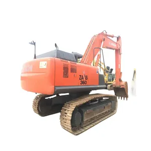 Excavatrice sur chenilles Hitachi ZX360 d'occasion de haute qualité, 33,4 tonnes, moteur Isuzu du Japon, garantie 1 an, moteur et roulements, forte puissance de creusement - Product Image 1