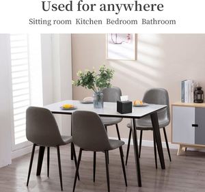 Caja de pañuelos cuadrada moderna, soporte impermeable de cuero PU hecho a mano, organizador decorativo portátil con cinturón inferior para mesa o baño - Product Image 6