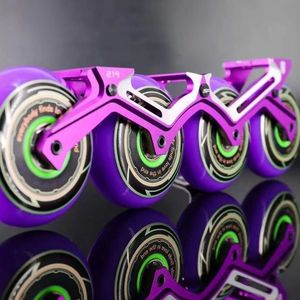 Ruedongle Roues de patinage freestyle pour patins à roulettes, Gemstone, haute élasticité, pour patinage artistique, violet - Product Image 4