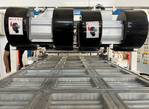 Macchina per Termoformatura Sottovuoto Completamente Automatica per Vassoi Monouso in Plastica per Mercato, Pasti e Alimenti - Product Image 6