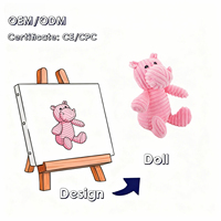 Jouets en peluche personnalisés pour animaux de compagnie, durables, interactifs, en forme de nourriture, très populaires, jouet couineur pour chien, vente en gros, certifié CPC CE OEM