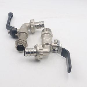 Robinet d'eau en alliage de zinc 1/2 3/4 pouce poli pour jardin, utilisation machine à laver, prix direct usine OEM ODM - Product Image 1