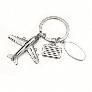 Airplane <b>Keychain</b> Metal Aircraft Model Key Ring for Aviation Lovers Custom Engraved Promotional Airline Gift and Souvenir - Product Image 1