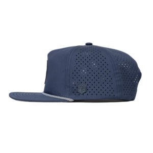 Casquette Snapback TCAP Chine Performance, style imperméable, avec trous découpés au laser, pour l'extérieur - Product Image 2