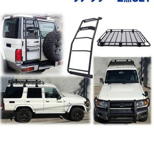 HIACE-Kit de carrocería 4X4 para casa, piezas <span class=keywords><strong>todoterreno</strong></span>, 2 juegos de marco de techo australiano (<span class=keywords><strong>corto</strong></span>), escalera trasera - Product Image 2