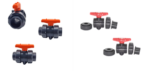 Vanne à boisseau sphérique en <span class=keywords><strong>PVC</strong></span> pour irrigation sur mesure, 3/4'' à 1'', vanne à boisseau sphérique en <span class=keywords><strong>PVC</strong></span> résistante aux UV avec double union - Product Image 6