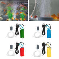 Pompe à oxygène pour aquarium, compresseur d'air silencieux USB, aérateur portable, mini accessoires d'aquarium écologiques en plastique
