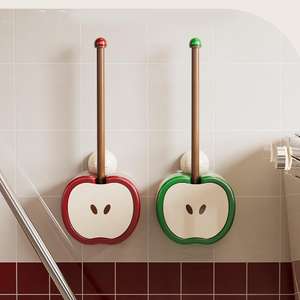 Nouvelle <span class=keywords><strong>brosse</strong></span> de toilette murale au design moderne, écologique, pour hôtel, sans angle mort, élimination de la saleté pour le nettoyage de la salle de bain - Product Image 2