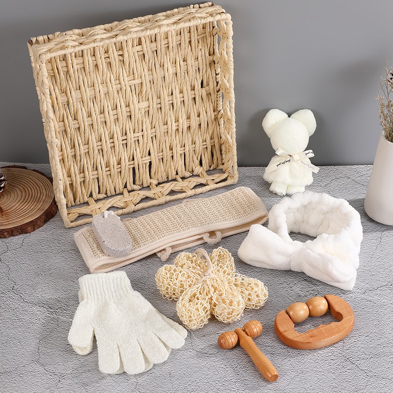 cream  color  sisal shrink 30*30*7cm shrink wrapped per set