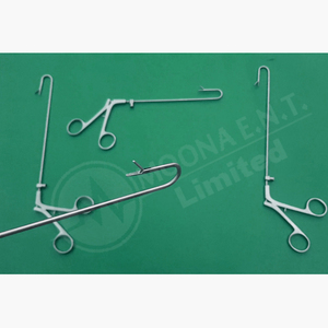 Pinces à griffes d'alligator réutilisables, longueur 20 cm, en acier inoxydable, mâchoires orientées à 180 degrés vers l'arrière - Product Image 1