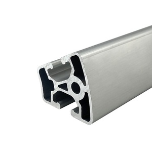 ผู้ผลิตจีน 8209 โปรไฟล์อะลูมิเนียมร่อง T ขนาด 40 มม. ร่องโค้ง 45 องศา รุ่น 40 ซีรีส์ มีมุม 30 45 60 องศา - Product Image 3