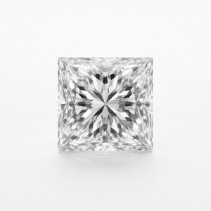 Diamant de laboratoire taille princesse blanc étincelant avec une excellente taille pour la fabrication de bijoux fins et les ensembles de bijoux personnalisés - Product Image 2