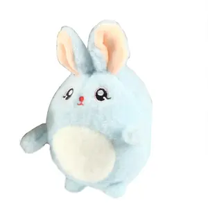 Fashion Standing Plush Bunny Rabbit Toys For Kids Cute Custom Stuffed Animal Brown Soft Plush Sublimation Rabbit