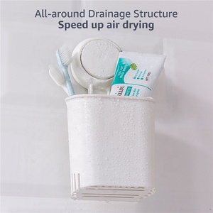 TAILI a Parete Drill-trasporto Smontabile Riutilizzabile Vuoto Potente Tazze <span class=keywords><strong>Dentifricio</strong></span> Spazzolino Da Denti Holder Per Il Bagno - Product Image 4