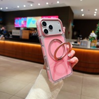 Étui de téléphone magnétique avec béquille pour iPhone 18ProMAX 17, 16, 15, 14, 13, 12, 11, Pro Plus, étui de téléphone anti-chute