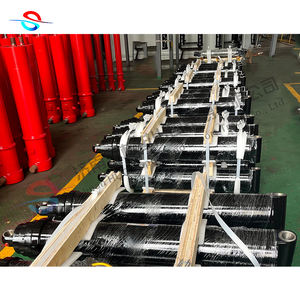 Cylindre hydraulique télescopique de cylindre hydraulique de course de 30 <span class=keywords><strong>tonnes</strong></span> 3000mm pour la remorque de décharge - Product Image 2