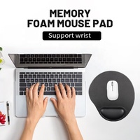 Tapis de souris gaming en mousse à mémoire de forme, base en éponges à projection sur quatre côtés, Poron réduit les franges, résistant à l'eau et aux rayures, en stock