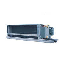 Unité de ventilo-convecteur horizontale encastrée du fabricant, FCU connectée à un refroidisseur d'eau, système HVAC à base d'eau
