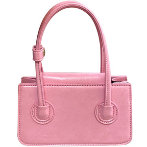 Pink <b>Square</b> Handbag Cross Body Magnetic Buckle Women's Everyday Bag Summer 2021 - Product Image 5