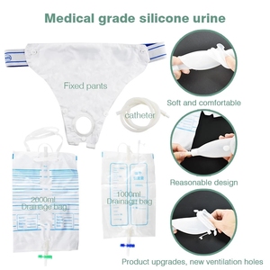 Sac collecteur d'urine réutilisable en silicone médical pour hommes, personnes âgées, femmes – Produits de soins réutilisables - Product Image 2