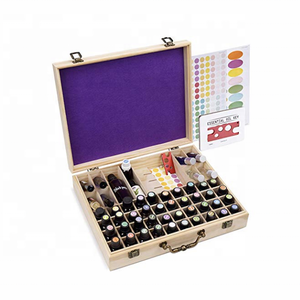 Wooden Essential Oils Storage Gift Box packaging with Handle