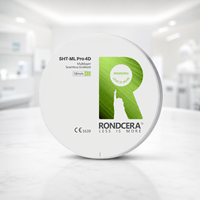 Bloc de zircone dégradé à 11 couches Rondcera, céramique de haute qualité pour outil de frittage dentaire, compatible avec Fresadora Dental SHT-ML 4D