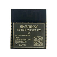 ESPRESSIF ESP8684-WROOM-02C Modul WiFi IC SOC Esp8684 Modul BLE Antena Eksternal Modul Esp32-C2 untuk Perangkat IoT