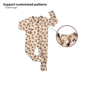 Set Leggero di Tutine con Piedini per Neonati, Body Personalizzato in Bambù per il Comfort Quotidiano del Bambino - Product Image 3