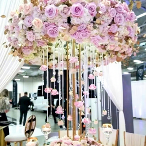Nouvelles fleurs artificielles en soie douce rose personnalisées faites à la main, hortensias, toucher naturel, lavables, marque LEDA, mariage, Saint-Valentin - Product Image 1