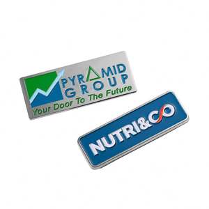 Imán Personalizado para Refrigerador, Imán de Aleación de Zinc Metálico, Imán Promocional para Refrigerador, Imanes Rectangulares 2D y 3D de Esmalte Suave para Refrigerador - Product Image 5