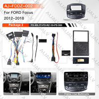 Estéreo para Auto con Pantalla Táctil de 12.3 Pulgadas y GPS para FORD Focus 2012-2018, Android DSP CarPlay con Marco de Instalación