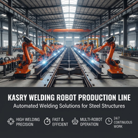 Sistema de Soldadura Robótica con Posicionamiento por Escaneo Visual para Fabricación de Vigas en H, Operación Automática y Costos de Mano de Obra Reducidos