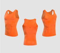 Gilet sculptant pour homme disponible en plusieurs couleurs, contrôle croisé de l'abdomen, amincissement de la poitrine, gaine invisible