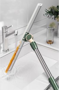 Retractable Long Handle Pet Hair Remover Mop with Metal Plastic <b>Silicone</b> for Dogs & Cats-Eco-Friendly Grooming <b>Tool</b> - Product Image 2