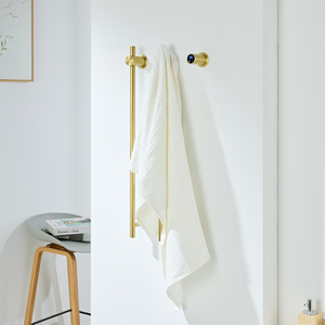 <span class=keywords><strong>Toallero</strong></span> Eléctrico de Pared con Acabado Cepillado de Acero Inoxidable, 2 Barras, Calentador de Toallas, Radiador, 3 Años de Garantía para Hotel - Product Image 2