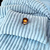 Parure de lit 4 pièces en fausse fourrure de lapin, velours de vison, peluche moelleuse et chaude, toutes saisons, avec drap et housse de couette
