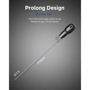เครียลิตี้ คล็อก โป๊คเครื่องทำความสะอาดเข็มสแตนเลสขนาด 0.4 มม. สำหรับการบำรุงรักษาหัวพิมพ์เครื่องพิมพ์ 3 มิติ - Product Image 4