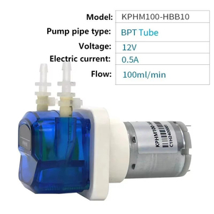 Pompe péristaltique basse pression <span class=keywords><strong>Kamoer</strong></span> KPHM100 12V/24V à moteur CC sans balais/à balais, petite, 100 ml/min, pour traitement des eaux usées (OEM) - Product Image 4