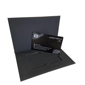 Custom Logo <span class=keywords><strong>Business</strong></span>/VIP/Creditcard Presentatie Cadeaukaart Doos Kartonnen Verpakking Verdwijnende Embossing Afdrukken Tentoonstelling - Product Image 5