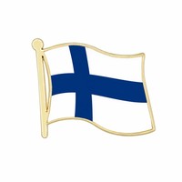 Pin de Solapa Personalizado con Bandera Nacional de País, Broche de Metal Esmaltado para Regalo Promocional Empresarial
