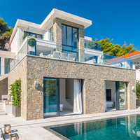 Panneaux muraux en pierre artificielle de style moderne NEU, revêtement mural en surface solide pour villa, panneaux muraux décoratifs en pierre pour hôtels