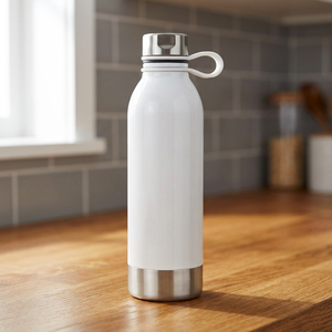 Bottiglia d'Acqua in Acciaio Inossidabile Perth da 740 ml Senza Marca, Modello 100597-2, Design in Metallo Resistente - Product Image 3