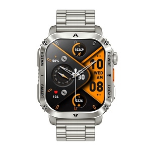 <span class=keywords><strong>Smartwatch</strong></span> AK80 per gli uomini BT Calling, <span class=keywords><strong>Smartwatch</strong></span> per sport all'aria aperta <span class=keywords><strong>con</strong></span> torcia/frequenza cardiaca/SpO2/Monitor di sonno/Fitness Tracker - Product Image 3