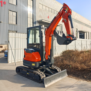 Pengiriman Gratis Excavator EPA 3Ton 4Ton Mesin Kubota Crawler Digger Mini Excavator Pertanian Mini Bagger Dengan Bucket Jempol - Product Image 2