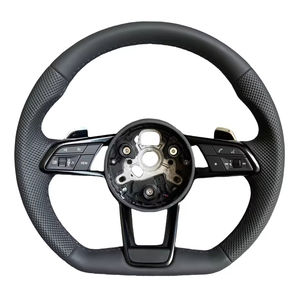 Volant en cuir perforé pratique en promotion pour modèles <span class=keywords><strong>Audi</strong></span> A3 A4 A4L A5 A7L A8 Q5 Q7 B9 A6 R8 TT - Nouveau produit - Product Image 2