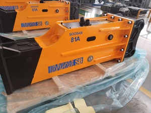 Martillo Hidráulico Silencioso Tipo Caja Soosan SB81A con Acumulador para Excavadoras de 18-26 Toneladas, Demolición de Roca - Product Image 2
