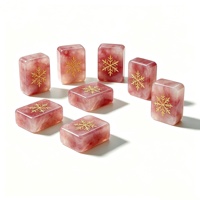 Jeu de Mahjong américain de luxe en résine imitation jade, gravure personnalisable et remplissage d'encre