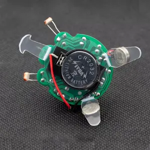 发光二极管呼吸灯光敏传感器移动机器人零件电子焊接DIY套件模拟萤火虫闪光机器人玩具