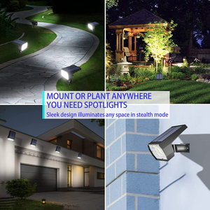 56 LED Blanc Froid Étanche IP68 <span class=keywords><strong>Jardin</strong></span> Cour <span class=keywords><strong>Spot</strong></span> <span class=keywords><strong>Solaire</strong></span> Extérieur Paysage Éclairage <span class=keywords><strong>Spot</strong></span> Led - Product Image 4